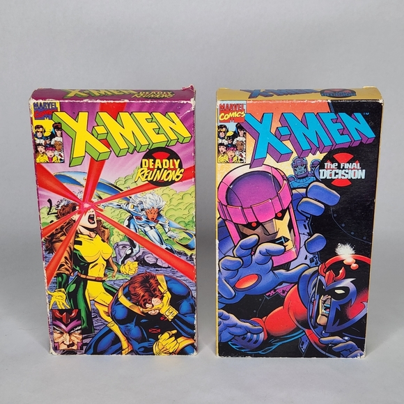 Marvel Other - Vintage X-Men VHS Tapes